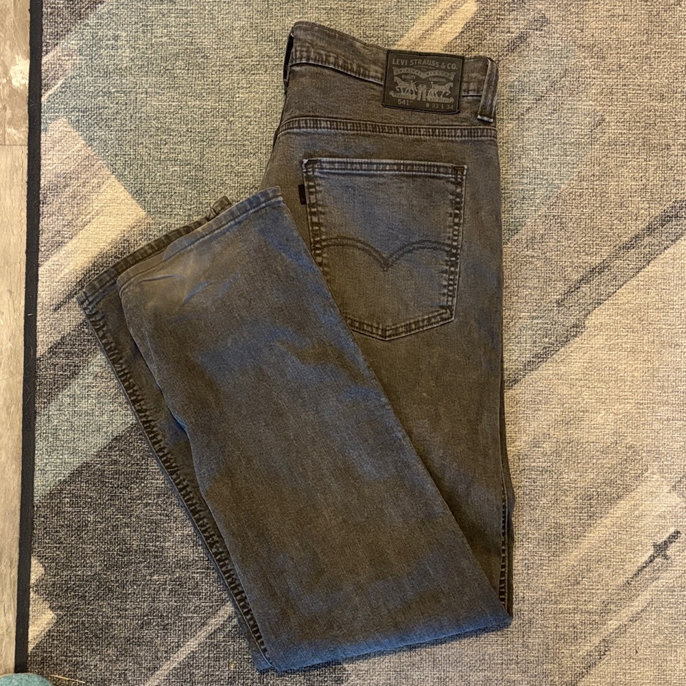 Levi's 541 Men's grey dusty Black Jeans W33 L34
